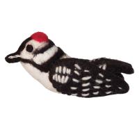 Downey Woodpecker Woolie Ornament-DZI483038